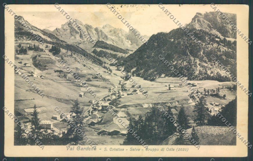 Bolzano Santa Cristina Valgardena cartolina ZT9739 – fronte