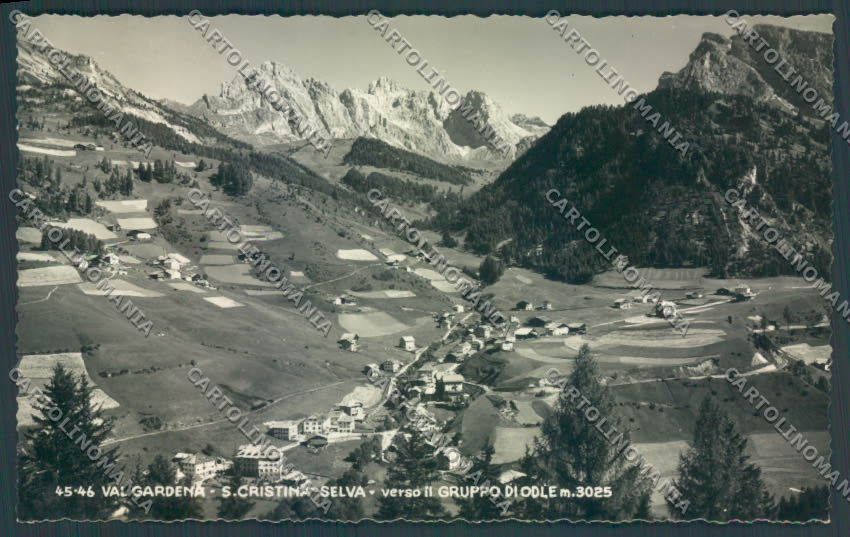 Bolzano Santa Cristina Valgardena Foto cartolina ZT9743 – fronte