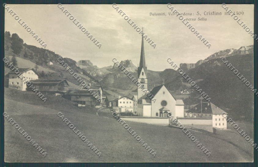Bolzano Santa Cristina Valgardena cartolina ZT9745 – fronte