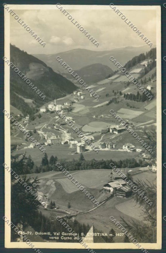 Bolzano Santa Cristina Valgardena Foto cartolina ZT9747 – fronte