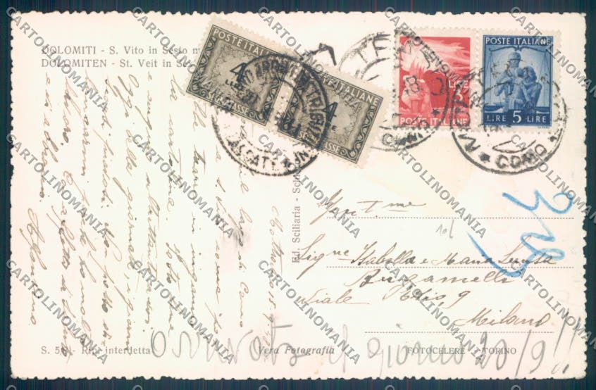 Bolzano Sesto Foto cartolina ZT9787 – retro