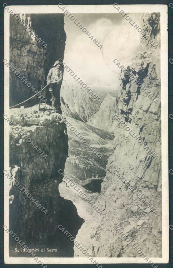 Bolzano Sesto Alpinismo Foto cartolina ZT9800 – fronte