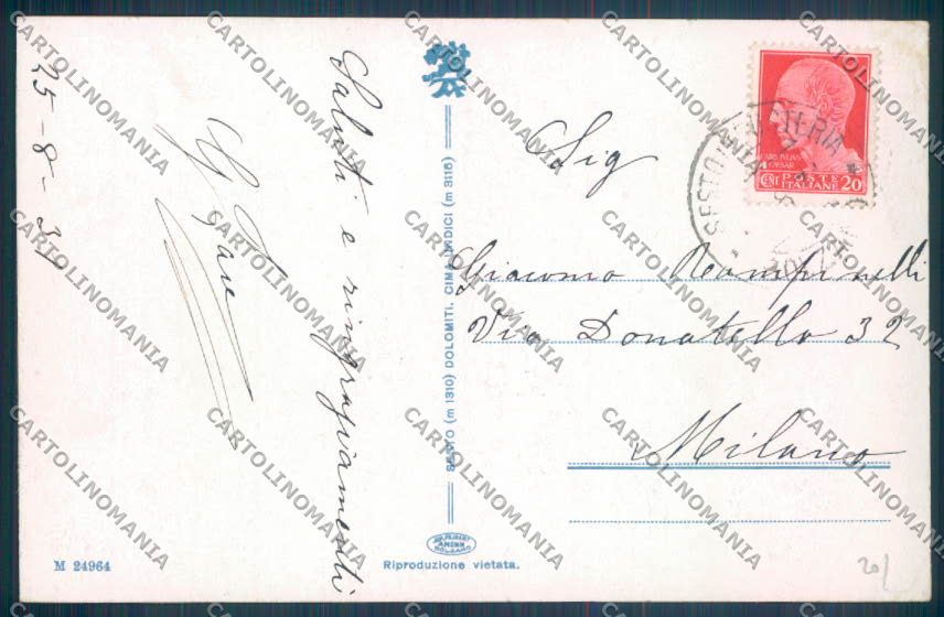 Bolzano Sesto cartolina ZT9810 – retro