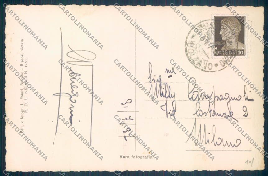 Bolzano Stelvio Solda Santa Gertrude Foto cartolina ZT9824 – retro