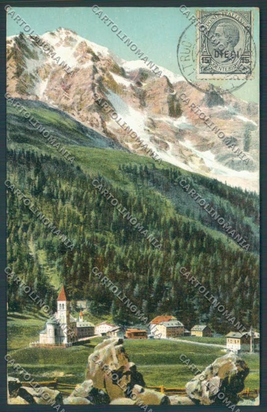 Bolzano Stelvio Solda Santa Gertrude cartolina ZT9833 – fronte