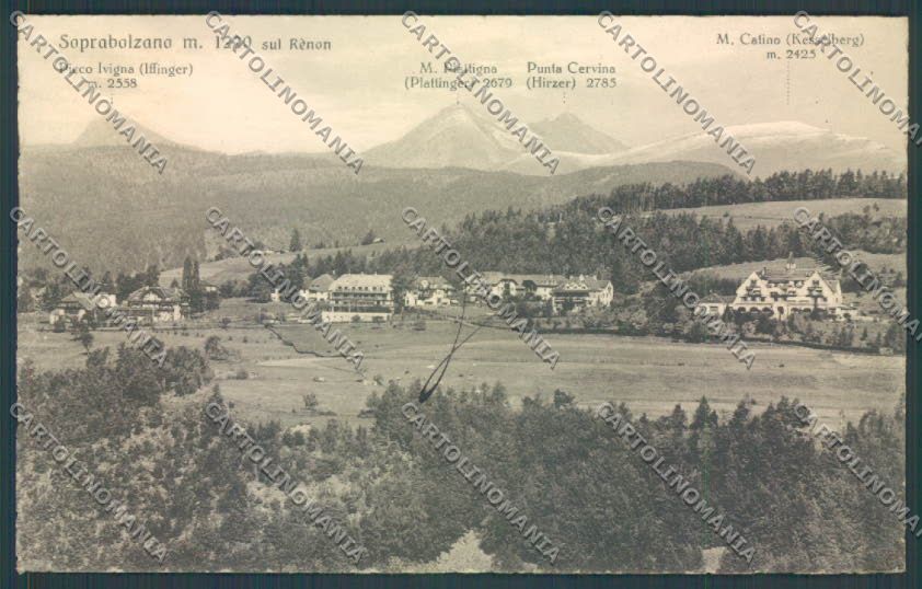 Bolzano Renon Soprabolzano cartolina ZT9844 – fronte