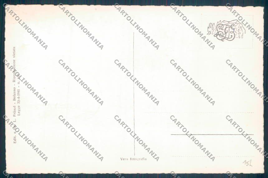 Bolzano Renon Soprabolzano Barca Foto cartolina ZT9859 – retro