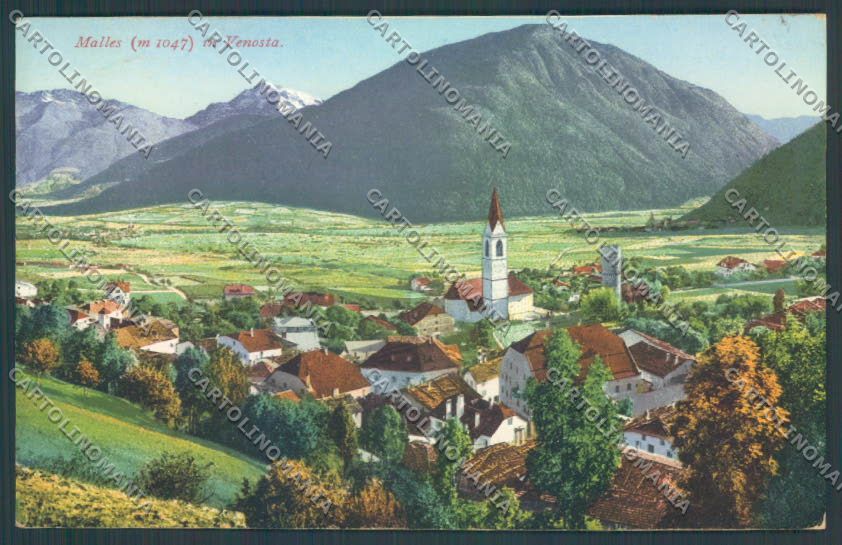 Bolzano Malles cartolina ZT9929 – fronte