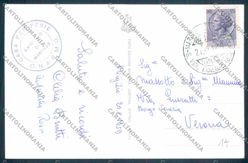 Bolzano Marebbe San Vigilio Foto cartolina ZT9946 – retro
