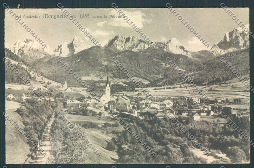 Bolzano Monguelfo PIEGA cartolina ZT9965 – fronte